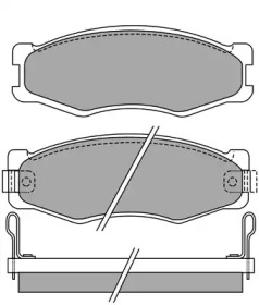 Тормозные колодки AISIN для NISSAN CEDRIC (Y30) 3.0